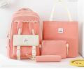 5 Piece New Unique Design Backpack For Girls. 
