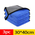 1/3/6pcs Microfiber Car Washing Towel Soft Quick Drying Windows Mirrors Wiping Rags Home Double Layer Cleaning Cloths. 