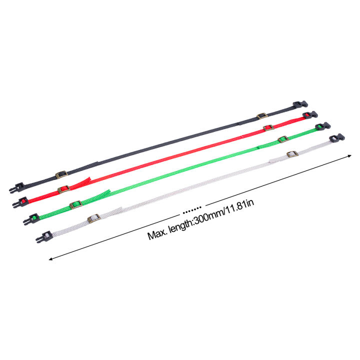 5Pcs%20Roof%20Rack%20Rope/Luggage%20Cord%20Straps%20Buckle%20300MM%20for%201/8%201/10%201/18%201/24%20RC%20Crawler%20SCX10%20TRX4%20TRX6%20YK4102%20RGT%20SCX24%20TRX4M%20-%20Image%202