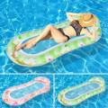 1Pc Flower Sequin Floating Row Net Inflatable Pool Float Seat Beach Pool Party Fun Water Rest Floating Accessories. 