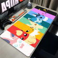 Japan Anime Mouse Pad PC Colorful Kawaii E-eevee Gamer Cabinet Mousepad XXL P-pokemon Keyboard Rug Laptop Gaming  Desk Mat. 
