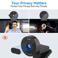 Webcam 1080P Full HD Web Camera With Microphone&Privacy Cover EMEET C950 USB Video Camera for PC&Computer/Meeting/Online Classes. 