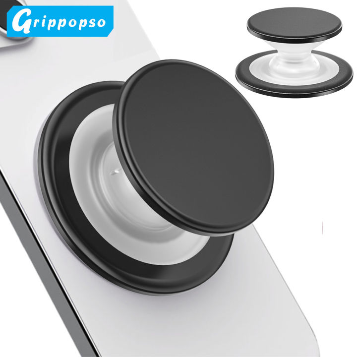 Grippopso for MagSafe Phone Grip Soft Silicone Magnetic Finger Grip for iPhone 16 15 14 13 12 Comfortable One-Touch Holding