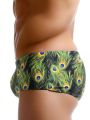 Men's sports flat angle swimming trunks, high elasticity fast drying breathable swimming trunks, essential for beach swimming. 
