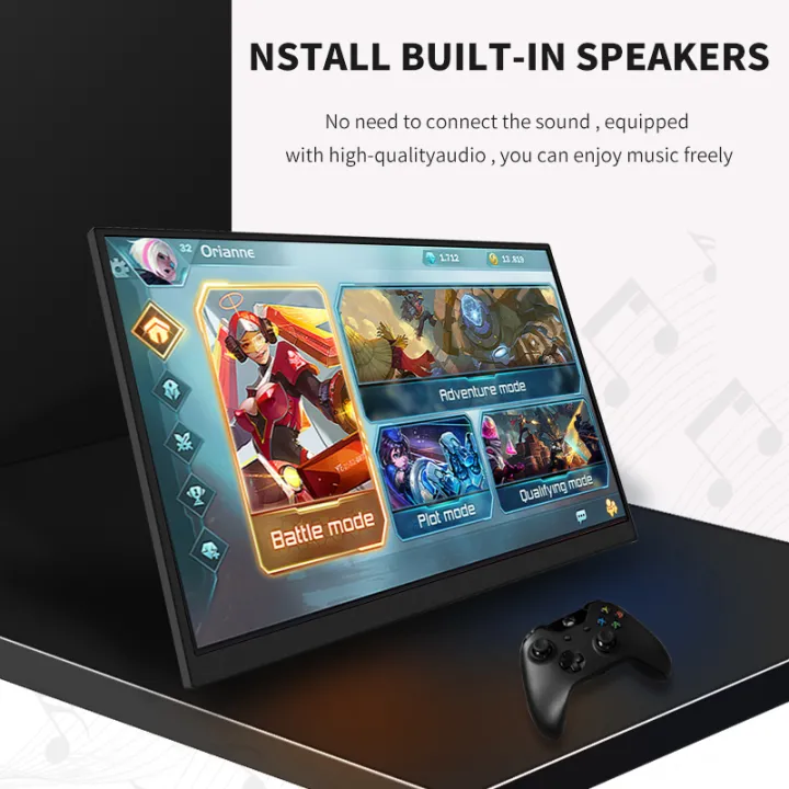 HGFRTEE%2016inch%20Touch%20Portable%20Monitor%20100%25sRGB%20350Cd/m%C2%B2%20External%20Second%20Display%20For%20Laptop%20Screen,Touch/no%20Touch%20optional%20-%20Image%203