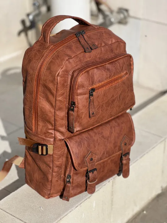 Best%20Leather%20Bag%20For%20Unisex%7C%20Backpack%20Genuine%20PU%20Fabrics%20For%20College%20And%20Office%20Purposes%20-%20Image%206