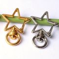 15PCS Metal Swivel Lobster Claw Clasps Star/Moon Snap Hook Swivel Lanyard Clip DIY Supplies Jewelry Making Keychain. 