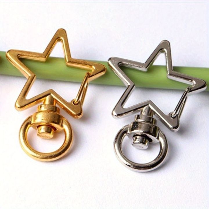 15PCS%20Metal%20Swivel%20Lobster%20Claw%20Clasps%20Star/Moon%20Snap%20Hook%20Swivel%20Lanyard%20Clip%20DIY%20Supplies%20Jewelry%20Making%20Keychain%20-%20Image%205