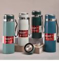 Stainless Steel Large Capacity Water Bottles With Lifting Rope For Hot And Cold Beverages. 