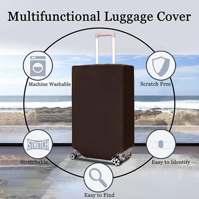 Luggage%20Cover%2024%20inch%20-%20Protective%20Dustproof%20Suitcase%20Cover%20for%20Travel,%20Solid%20Color%20Trolley%20Case%20Protector%20-%20Image%204