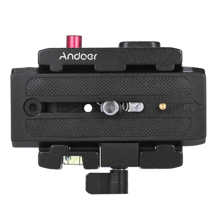 Andoer%20Video%20Camera%20Tripod%20Quick%20Release%20Clamp%20Adapter%20with%20Quick%20Release%20Plate%20for%20Manfrotto%20501%20500AH%20701HDV%20503HDV%20Q5%20Head%20-%20Image%206