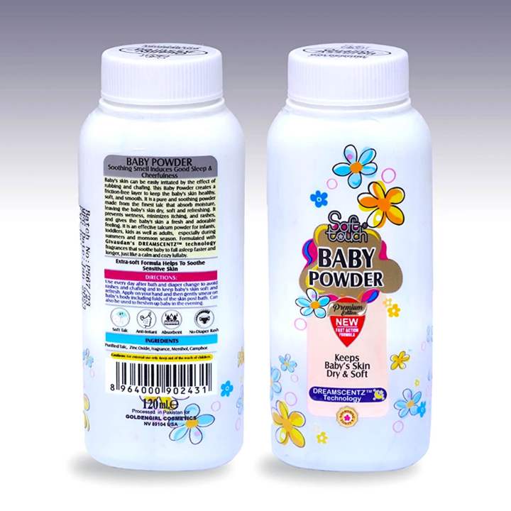 Soft Touch Baby Powder Keep Baby Skin Healthy, Soft And Smooth (120 ML)