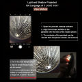 Luxury 100 Languages Projection Pendant Necklaces With Rose  Box For Women Girlfriend Wife  Valentine Jewelry. 