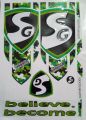 New 3D 2023 SG Commando Editions Cricket Bat Sticker For Professional players. 