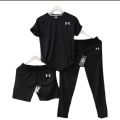 FASHIONABLE ( STRONG UNDER ARMOUR PRINTED BLACK TRACKSUIT+ NIKKAR FOR BOYS AND MEN. 