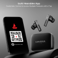 boAt Nirvana Ivy Wireless Earbuds, 50 Hours Playback, 50dB ANC, 360 Spatial Audio with Head Tracking, App Support, Adaptive EQ powered by Mimi, Google fast pair, ASAP Charge, boAt Signature Sound. 