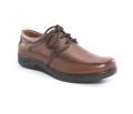 Leather medicated shoes shock absorber sole. 