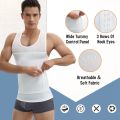 Men's Body Shaper Compression Vest Abdomen Shapewear Tummy Slimming Sheath Gynecomastia Shapers Corset Waist Trainer Fajas Tops.