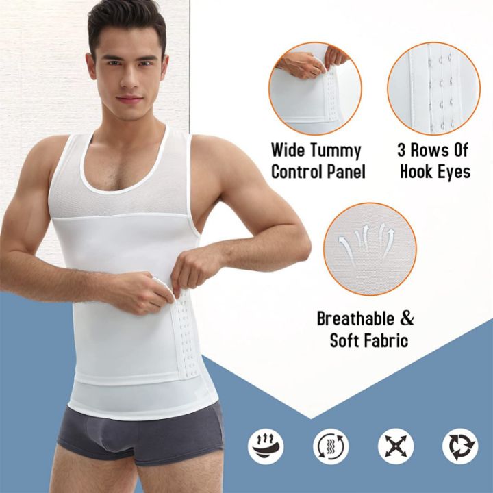Men's%20Body%20Shaper%20Compression%20Vest%20Abdomen%20Shapewear%20Tummy%20Slimming%20Sheath%20Gynecomastia%20Shapers%20Corset%20Waist%20Trainer%20Fajas%20Tops%20-%20Image%206