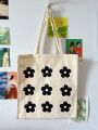 Stylish hand painted customized tote bag | ECo friendly tote bag | tote bag for university students. 