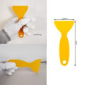 Plastic Resin Removal Scraper Flexible Paint Spatula Putty Knife Air Bubble Remover Sticker Installation Tool Vinyl Scraper.