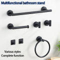 304 Stainless Steel Heavy Duty Towel Rack, Bath Towel Rod, Towel Ring,Toilet Paper Holder,Adhesive Hook,Bathrobe Hook,Wall Mount.