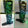 ROG Graphic card Holder VGA Bracket Gaming RGB GPU holder ARGB Aura Sync. 