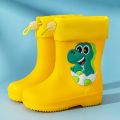 Kids Girl Boy Rain Boots Waterproof Toddler Rainboots Children's Shoes Rubber Boots Kids Baby Cartoon Dinosaur Water Shoes Boots.
