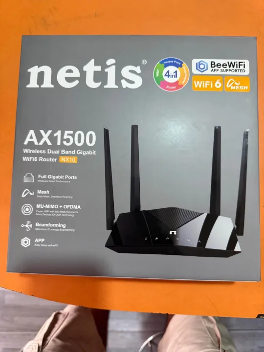 NX10 AX1500 Wireless Dual Band Gigabit Router (5G Secondary Router ...