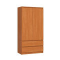 Stylish Addition - Premium Design 2 Door with 2 Large Drawer Almira/Wardrobe H70 + L34 + W16 by Advance Furniture - Modern - Choice Expression. 