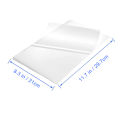 20 Sheets A4 Printable Vinyl Sticker Paper Transparent and not waterproof 8.3 x 11.7 Inch Dries Quickly Vivid Colors For Inkjet.