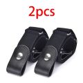 2pcs Adjustable Stretch Elastic Waist Band Invisible Belt Buckle-Free Belts for Women Men Jean Pants Dress No Buckle Easy ToWear. 