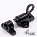 Aluminum Alloy Black/Gray Window Gate Security Pull Ring Spring Bounce Door Bolt Automatic Latch Lock Black Grey Window. 
