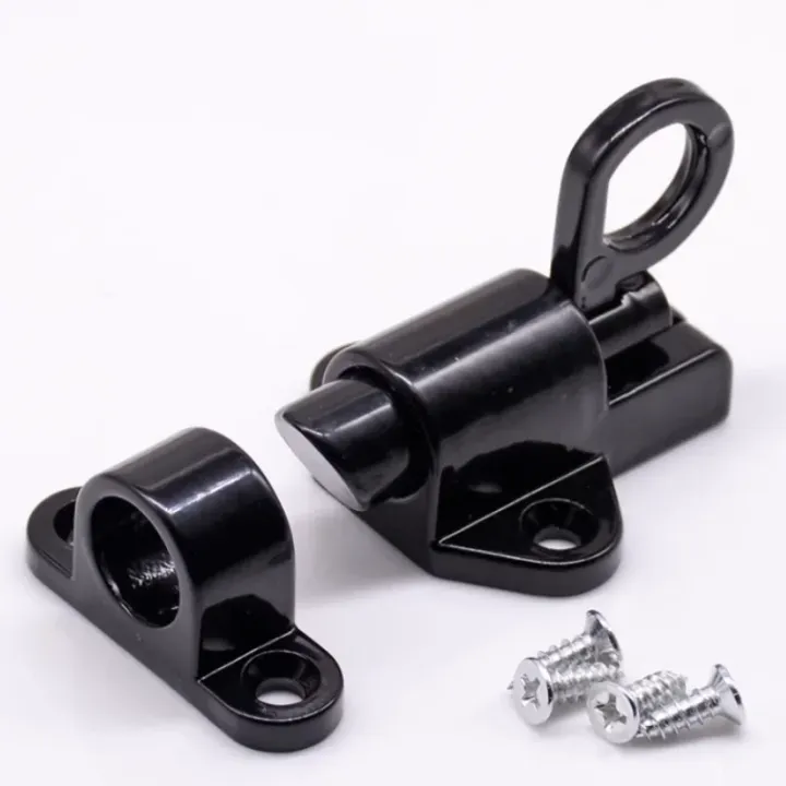 Aluminum%20Alloy%20Black/Gray%20Window%20Gate%20Security%20Pull%20Ring%20Spring%20Bounce%20Door%20Bolt%20Automatic%20Latch%20Lock%20Black%20Grey%20Window%20-%20Image%204