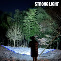 Three-eyed Monster Flashlight Night Hike Portable Glare Strong Magnet Strobe Lighting Little Monster Led Flashlight. 