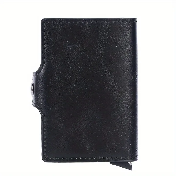 RFIDShieldPULather%20Automatic%20Pop-up%20Card%20Clamp,Double%20Aluminum%20Alloy%20Credit%20Card%20Wallet,With%20More%20than%20One%20Card%20Slots%20-%20Image%205