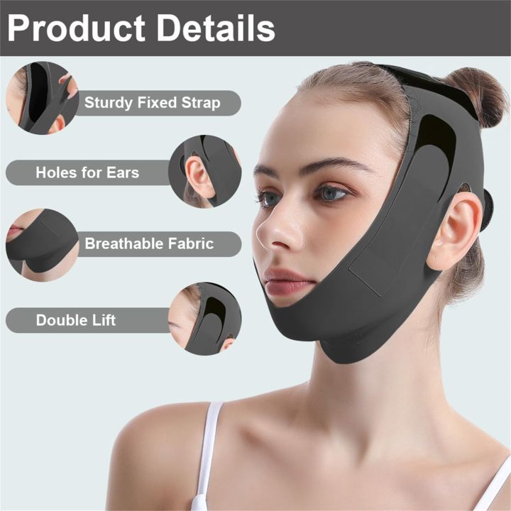 Face%20Lift%20Tape%20Chin%20Strap%20For%20Sleeping%20Reusable%20V%20Line%20Lifting%20Mask%20For%20Double%20Chin%20For%20Women%20Chin%20Up%20Jaw%20Exerciser%20Facial%20Belt%20-%20Image%203