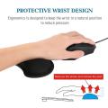 Mousepad Ergonomic Keyboard Mouse Wrist Rest Office Typing Protection Relax Wrist Memory Foam Mouse Pad Computer Laptop Desk Mat. 