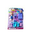 09 Piece Barbie doll furniture bedroom sets toy for kids Baby doll, Bed with side table, Dressing table, Bath tap, Wash basin and  Commode Etc Colorful And Leaning and education Doll set for girls (Aizal Mall). 