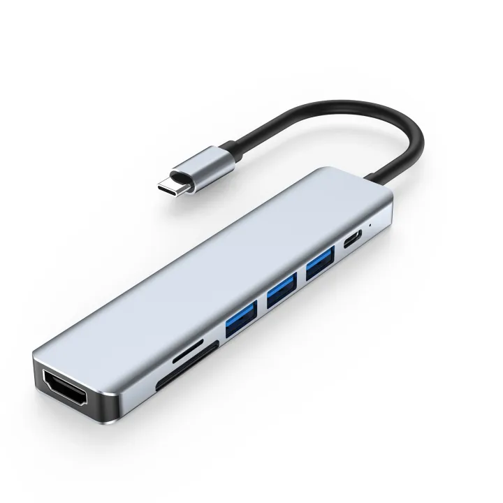 7%20In%201%20Type%20C%20Usb%20Hub%20Seven%20In%20One%20Type%20C%204k%2030hz%20Usb%20Splitter%20Supports%20All%20Type%20C%20Channel%20Computers%20To%20Usb%20Compatible%20With%20Hdmi%20-%20Image%207