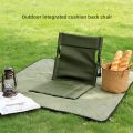 Folding Recliner Fishing Chair Outdoor Folding Beach Garden Recliner Portable Folding Chair Floor Mat Lawn Chair.
