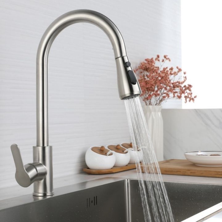 Kitchen%20Faucets%20304%20stainless%20steel%20Pull%20Out%20Kitchen%20Sink%20Water%20Tap%20Deck%20Mounted%20Mixer%20Stream%20Sprayer%20Head%20Hot%20Cold%20Taps%20-%20Image%206