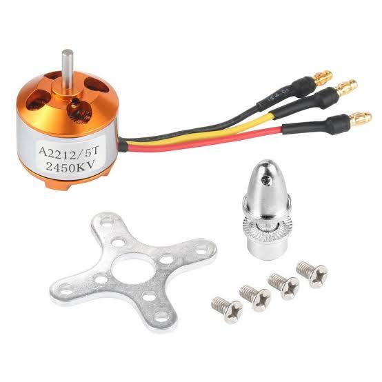 A2212 2450kV BLDC Motor Brushless DC Motor For Quadcopter , Airplane , Aircraft and Drones with bullet connectors