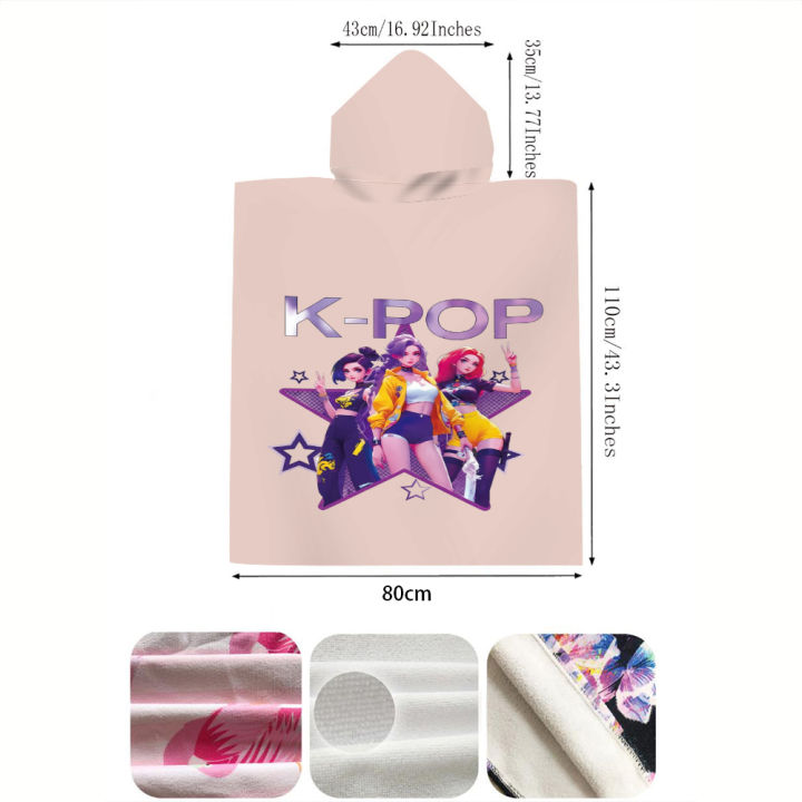 1PC%20%20Girl%20Group%20Hooded%20Bath%20Robe%20for%20Kids%20&%20Adults,%20Microfiber%20Quick%20Dry%20Beach%20Towel,%20Anime%20Cartoon%20Print%20for%20Pool%20Bath%20-%20Image%203