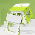 Karley Gifts Plastic Folding Stool Portable Outdoor Stool Household Matzah Children Study Small Stool Train Small Bench Gifts. 