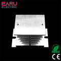 1 pcs New Aluminum Fins Single Phase Solid State Relay SSR 10A to 40A Aluminum Heat Sink Dissipation Radiator Newest  Rail Mount. 