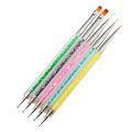 5Pcs Nails Art Dotting Pen Nails Brushes For Nails Art Accessories Tools Kits Nail Supplies For Professionals Manicure Set. 