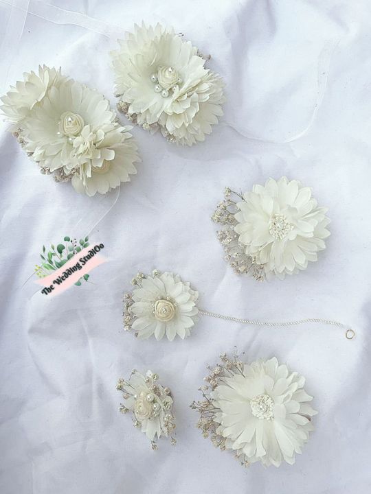 Artificial Floral Flowers Jewellery for bridal 🌼