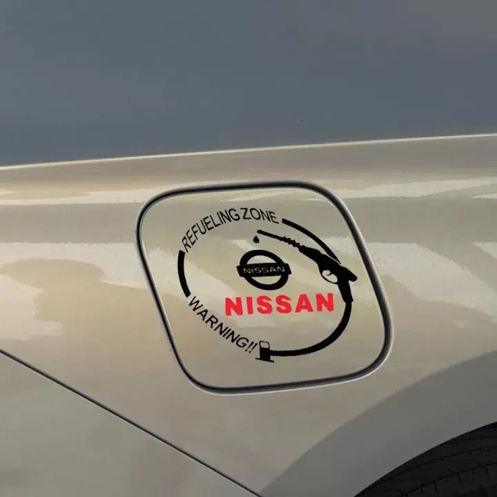Fual Tank Sticker Fuel Tank Sticker Nissan (Black) Latest Style, Petrol Tank Decoration ...