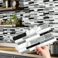 KUUJOJO Self-adhesive faux marble tile decorative wall stickers for kitchen, bathroom, living room, dining room and more.. 